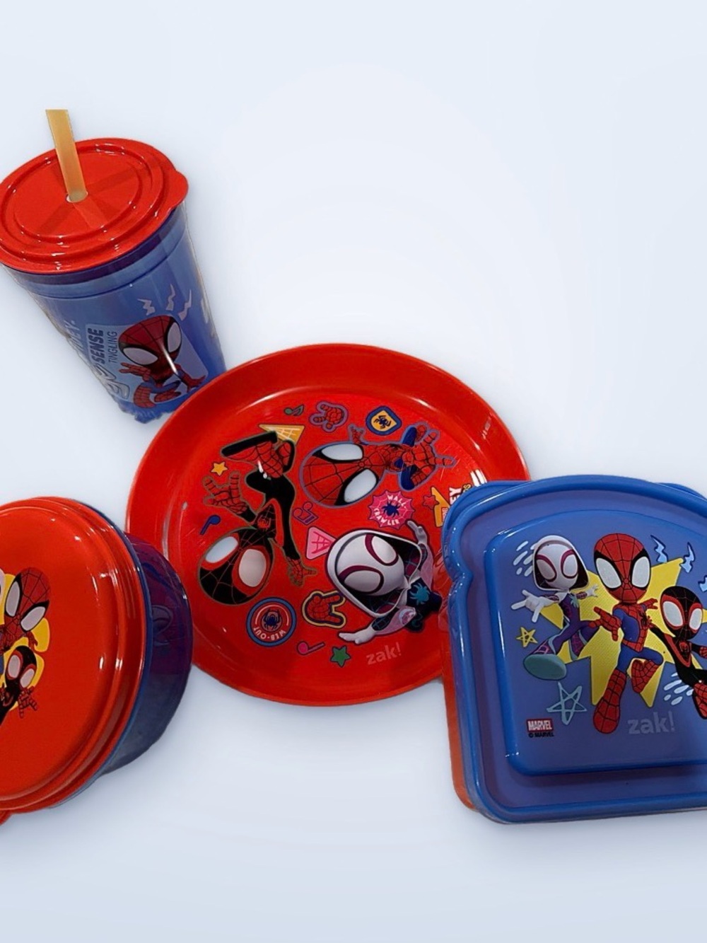 Marvel Spider-Man Red & Blue Kids Party Tableware Set by